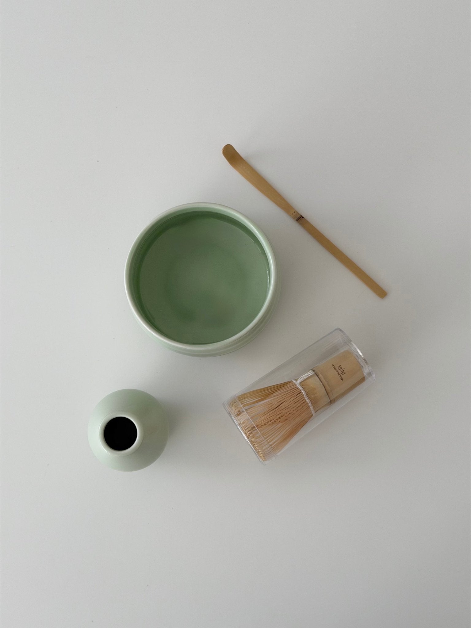 The Ritual Set (Mint Green) | Ceremonial Grade A Matcha från Japan – Monday Matcha
