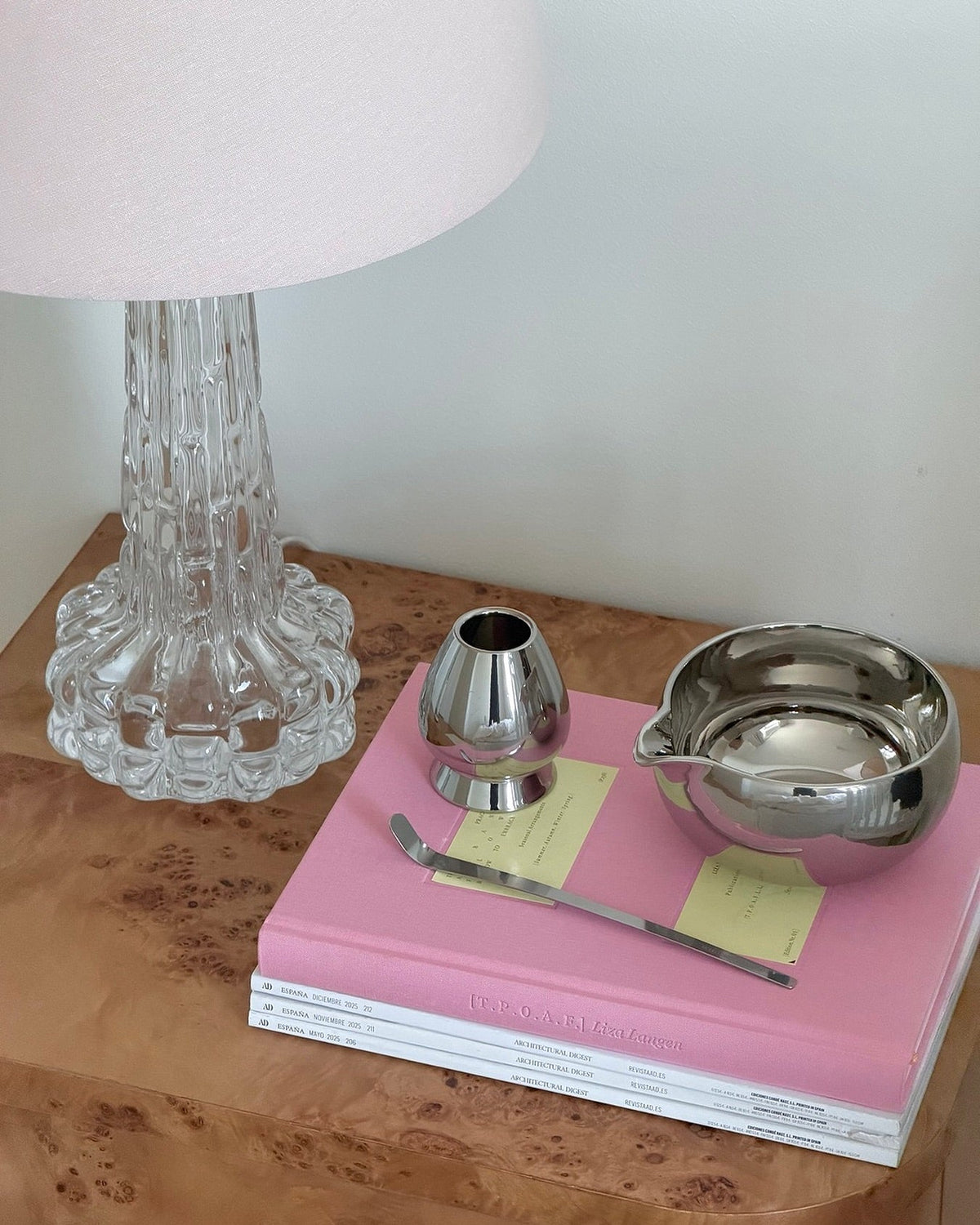 PRE-ORDER: Chrome Matcha Set (Bowl + Whiskholder) | Ceremonial Grade A Matcha från Japan – Monday Matcha