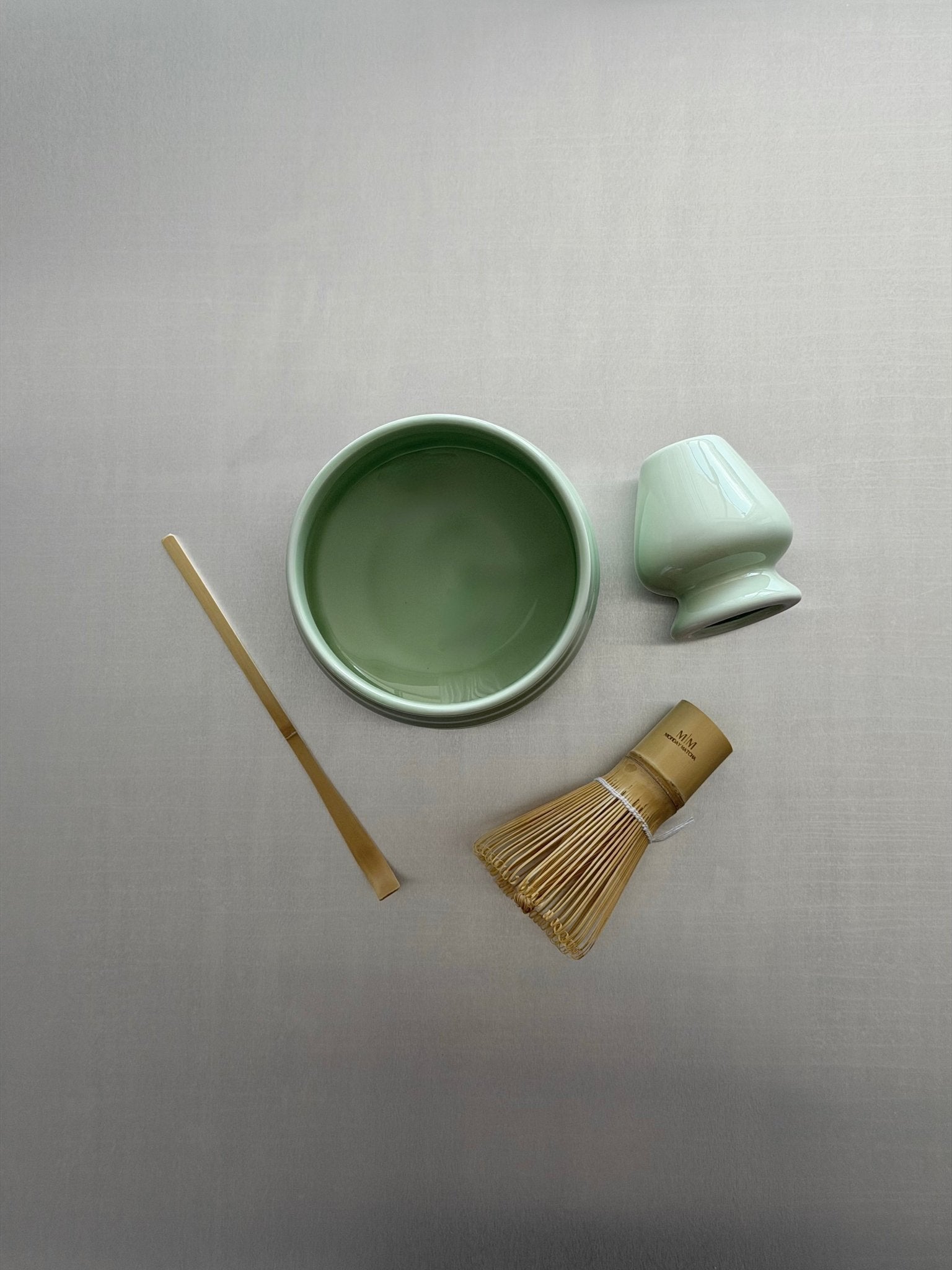 The Ritual Set (Mint Green) | Ceremonial Grade A Matcha från Japan – Monday Matcha