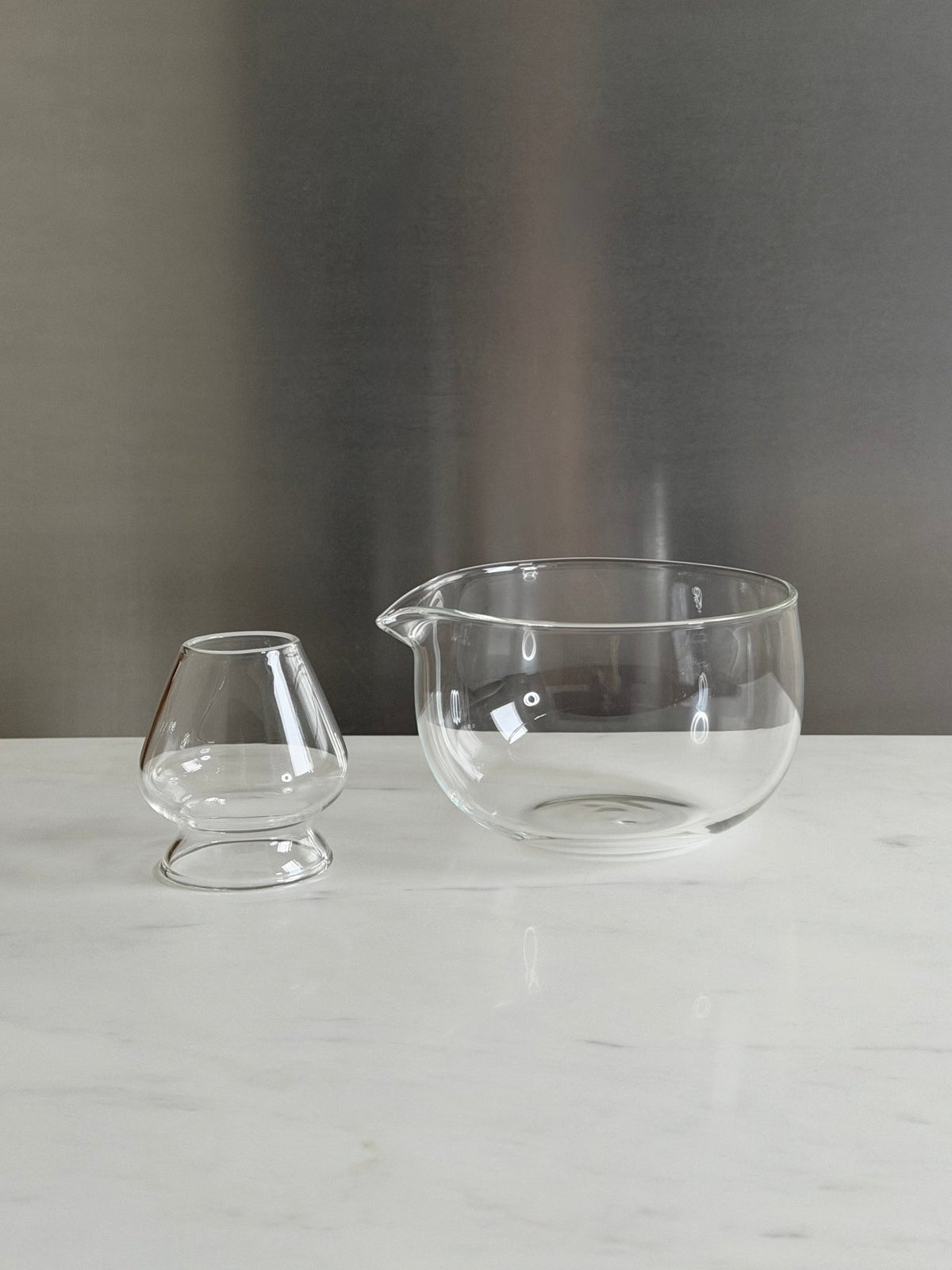 COMING SOON: Glass Matcha Set (Bowl + Whiskholder) | Ceremonial Grade A Matcha från Japan – Monday Matcha