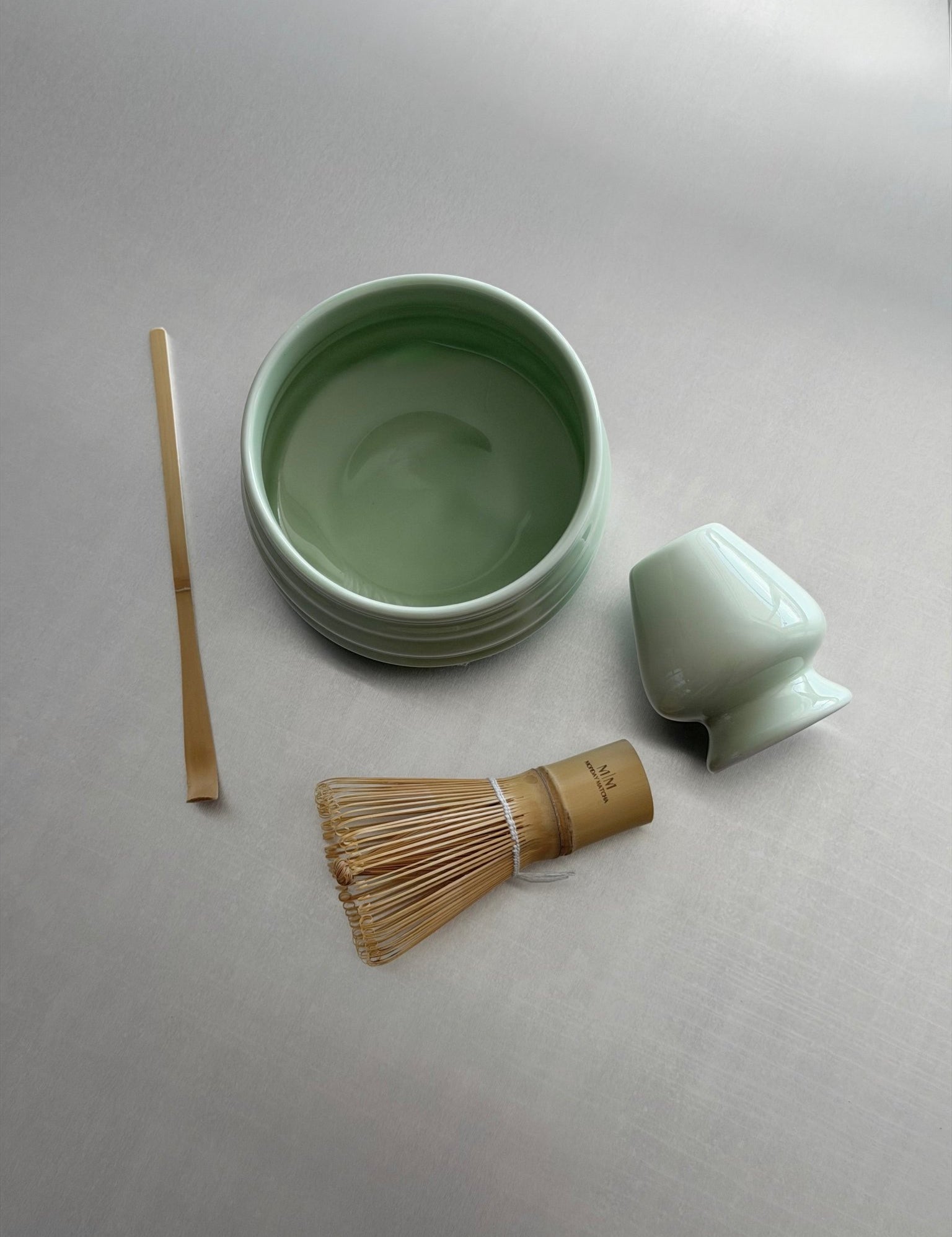 The Ritual Set (Mint Green) | Ceremonial Grade A Matcha från Japan – Monday Matcha