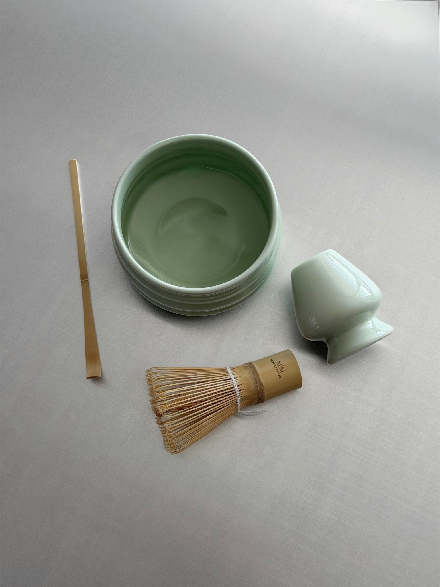 The Ritual Set (Mint Green) | Ceremonial Grade A Matcha från Japan – Monday Matcha