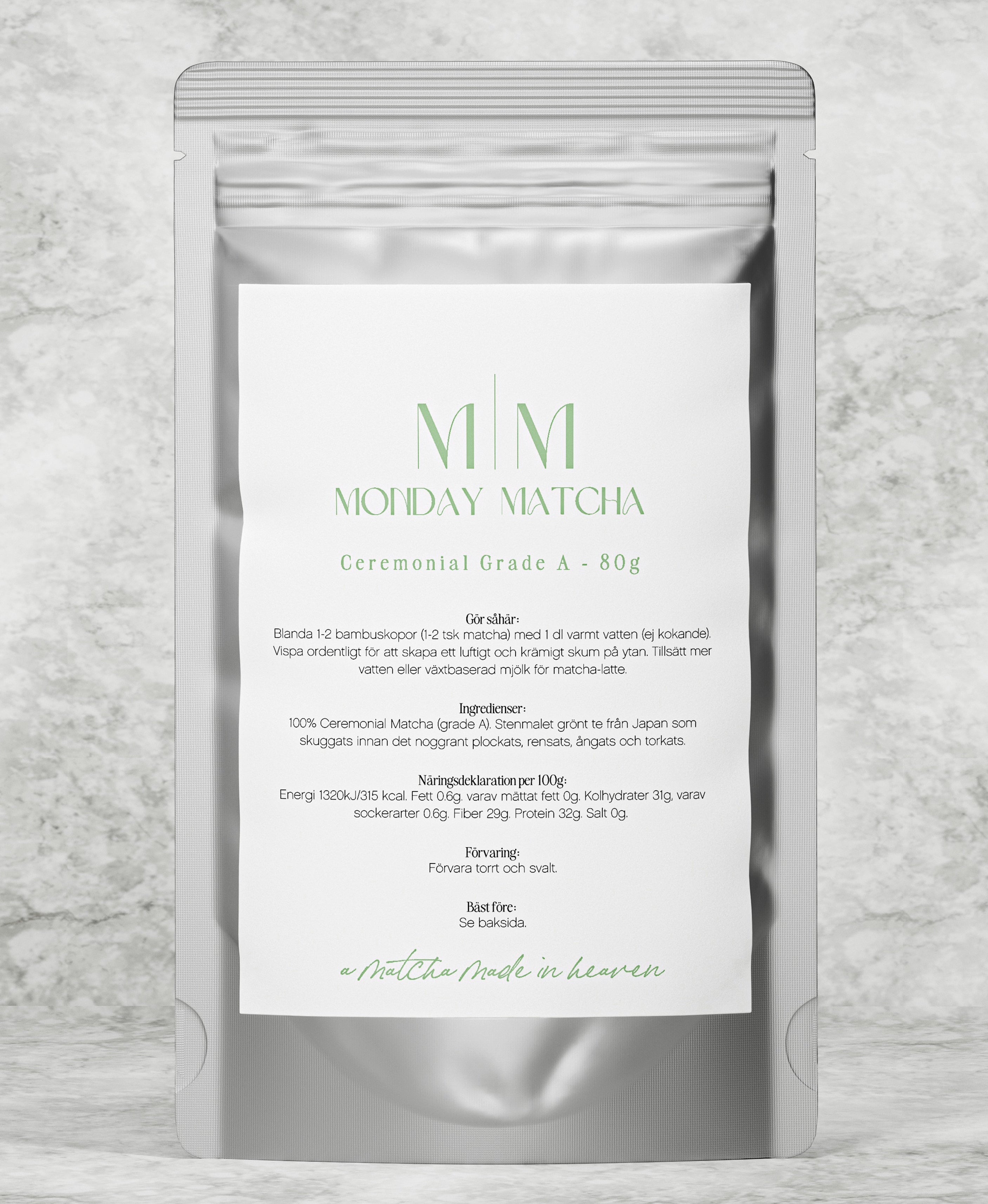 Ceremonial Matcha 80g (Organic)